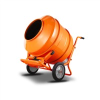 140L Push-type Mortar Cement Mixer Concrete   Feed Mixer Commercial Household  Electric Small Construction Mixer