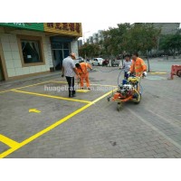 hand push thermoplastic road marking machine with individual generators