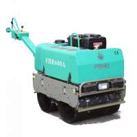 Road Roller CE 600KG Diesel Vibratory Mini Road Roller Compactor