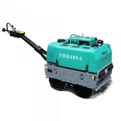 CE Certificated 700KG Gasoline Diesel Walk Behind Road Roller Compact