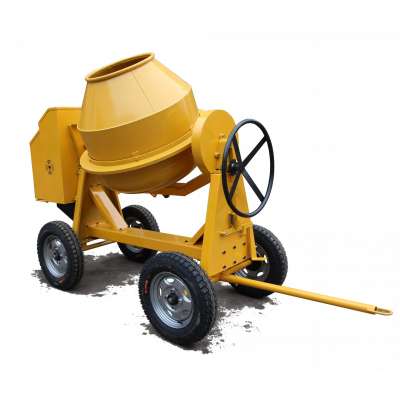 Mobile Concrete Mixer Machine 350L 400L 500L Small Gasoline Diesel Seft-Load Concrete Mixer